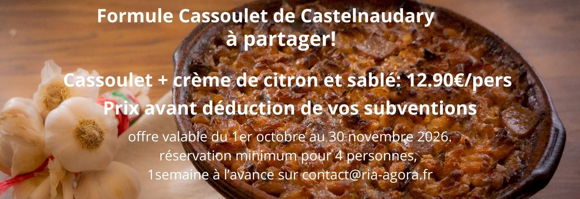Le cassoulet de Castelnaudary
